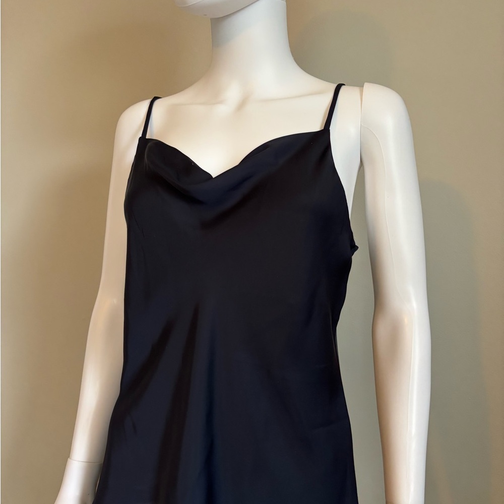 LOFT Black Satin Camisole